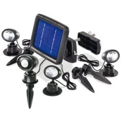 Meilleure affaire ? Set De 3 Spots à énergie Solaire - Avec Détecteur De Mouvement Esotec ?