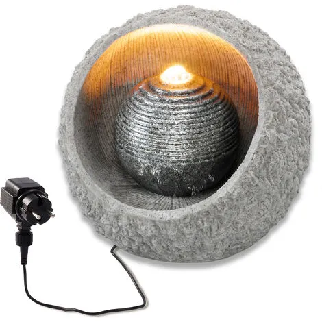 Les meilleures critiques de ? ESOTEC Fontaine De Jardin Fontaine + Décoration Cascade Lumineuse LED Fontaine Dintérieur 230V 101451 ? – Image 2