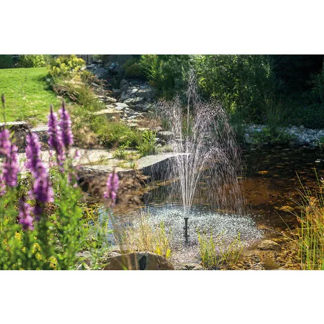 Meilleur prix ? Pompe Solaire De Bassin Avec Batterie Rechargeable 20W Pompe Solaire De Jardin Pompe De Bassin étang Esotec 101724 ? – Image 4