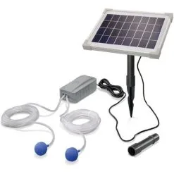 De gros ? Aérateur De Bassin Solaire 5W 200 L/h Pompe Aération De Bassin Oxygène Esotec 101844 ?