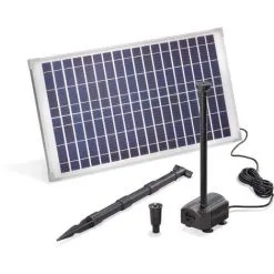 Meilleure vente ? Pompe Solaire Pour Bassin 25W 875 L/h Pompe Solaire Pour Bassin De Jardin Fontaine Esotec 101913 ⌛