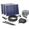 Promo ? Pompe Solaire De Cours Deau 150W 3500l / H + Batterie Bassin Pompe Solaire Jardin Esotec 101976 ⭐