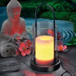 Coupon ? Lampe Solaire Décorative 26 Cm Lampe De Jardin Lanterne Lampe Solaire Extérieure Esotec 102211 ?