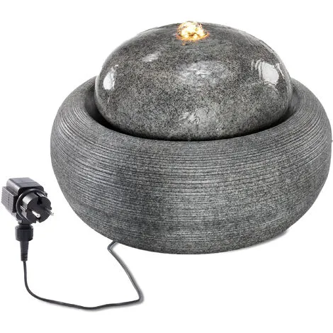 Acheter ? ESOTEC Fontaine Dintérieur Fontaine + éclairage LED Fontaine Ornementale Fontaine De Jardin 230V 101400 ? – Image 2