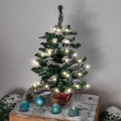 Remise ✔️ Chaîne Lumineuse Solaire Premium 60 LED Décoration De Noël De Jardin Blanc Chaud Esotec 102168 ❤️