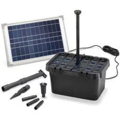Acheter ? Filtre De Bassin Solaire Professional 12W 650 L/h Pompe De Bassin De Jardin Esotec 100901 ?