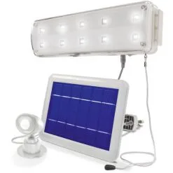 Meilleure affaire ? Kit D’éclairage Solaire Avec Lampe Murale à Détecteur De Mouvement, Lampe Solaire Esotec 102091 ✔️