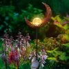 Nouveau ⭐ Bouchon De Jardin Solaire Lune Blanc Chaud Décoration De Jardin LED Lumière Solaire Esotec 102372 ?