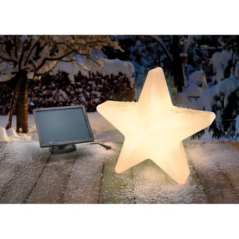 Le moins cher ? Couleur De Lumière étoile Lumineuse Solaire Commutable Décoration De Noël Décoration Dhiver Esotec 102122 ✨ – Image 5