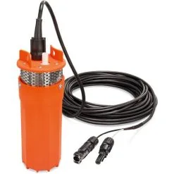 Promo ? 18 V Pompe Solaire Pour Fontaine Profonde 30m hauteur De Refoulement Pompe à Eau MC4 Jardin Esotec 100802 ?