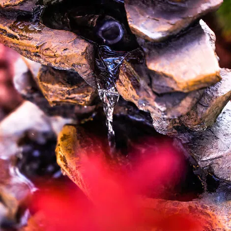 Remise ? ESOTEC Fontaine De Jardin Fontaine Cascade Fontaine Décorative Déco Fontaine Dintérieur 230V 101455 ? – Image 3